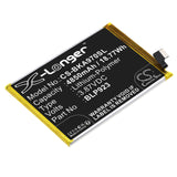 3.87V, Li-Polymer, 4850mAh, SmartPhone battery fits Vivo, Blp923, A97 5g, Pftm10, 18.77Wh Mobile, SmartPhone Cameron Sino Technology Limited (Smartphone)