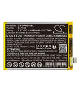 3,87V, Li-Polymer, 4850mAh, Mobile, batterie de smartphone convient à Oppo, Cph2481, Reno8 T, 18,77Wh Mobile, Cameron Sino Technology Limited (Smartphone)