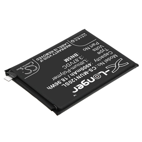 3.87V, Li-Polymer, 4900mAh, SmartPhone battery fits Redmi, Bn5m, 23021raa2g, 23021raa2y, 18.96Wh Mobile, SmartPhone Cameron Sino Technology Limited (Smartphone)