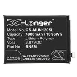3,87V, Li-Polymer, 4900mAh, batterie pour smartphone compatible avec Redmi, Bn5m, 23021raa2g, 23021raa2y, 18,96Wh Mobile, Smartphone Cameron Sino Technology Limited (Smartphone)