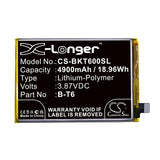 3.87V, Li-Polymer, 4900mAh, SmartPhone battery fits Vivo, B-t6, I2127, Iqoo Z6 5g, 18.96Wh Mobile, SmartPhone Cameron Sino Technology Limited (Smartphone)