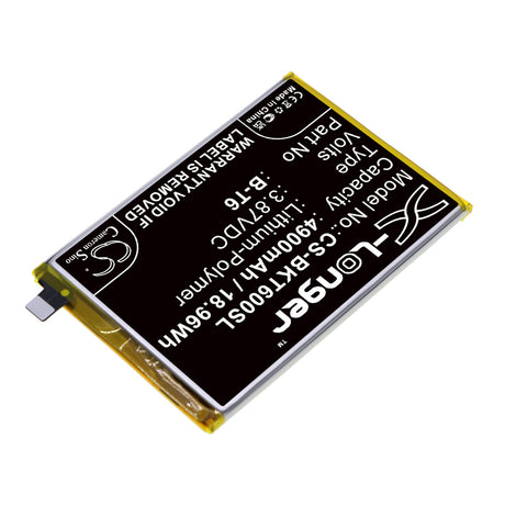 3.87V, Li-Polymer, 4900mAh, SmartPhone battery fits Vivo, B-t6, I2127, Iqoo Z6 5g, 18.96Wh Mobile, SmartPhone Cameron Sino Technology Limited (Smartphone)