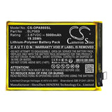 3,87V, Li-Polymer, 5000mAh, batterie de smartphone compatible avec Oneplus, Oppo, Blp989, Cph2465, Cph2467, 19,35Wh Mobile, Smartphone Cameron Sino Technology Limited (Smartphone)