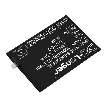 3.87V, Li-Polymer, 5900mAh, SmartPhone battery fits Vivo, B-u2, T2x, V2188a, 22.83Wh Mobile, SmartPhone Cameron Sino Technology Limited (Smartphone)