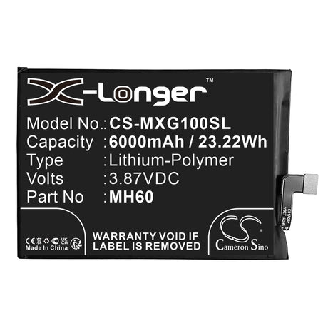 3.87v, Li-polymer, 6000mah, Battery Fits Motorola, Moto G10 Power, Pamr0002in, 23.22wh Batteries for Electronics Cameron Sino Technology Limited (Suspended)
