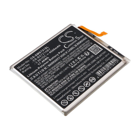 3,88V, Li-Polymère, 4500mAh, batterie de smartphone compatible avec Samsung, Eb-bs721aby, Galaxy S24 Fe, Scg30, 17,46Wh Mobile, Smartphone Cameron Sino Technology Limited (Smartphone)