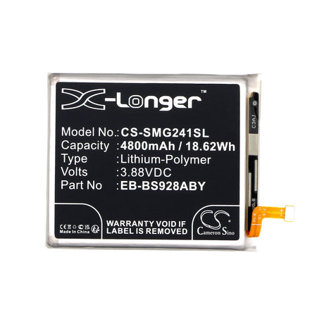 3,88V, Li-Polymer, 4800mAh, batterie de smartphone compatible avec Samsung, Eb-bs928aby, Galaxy S24 Ultra, Sm-s9280, 18,62Wh Mobile, Smartphone Cameron Sino Technology Limited (Smartphone)
