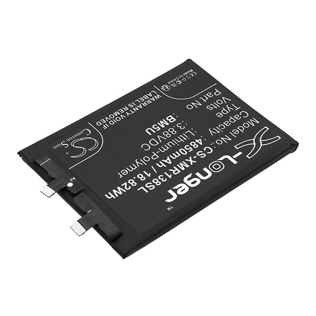 3.88V, Li-Polymer, 4850mAh, SmartPhone battery fits Redmi, Bm5u, 23090ra98c, Note 13 Pro+, 18.82Wh Mobile, SmartPhone Cameron Sino Technology Limited (Smartphone)