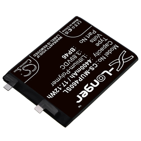 3.89V, Li-Polymer, 4400mAh, SmartPhone battery fits Xiaomi, Bp46, 2112123ac, 2112123ag, 17.12Wh Mobile, SmartPhone Cameron Sino Technology Limited (Smartphone)