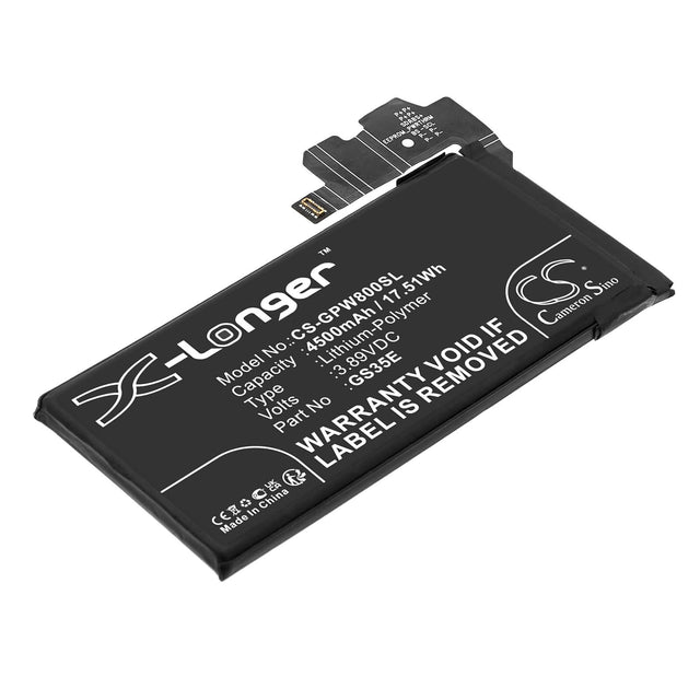 3.89V, Li-Polymer, 4500mAh, SmartPhone battery fits Google, G949-00574-01, G9bqd, Gkws6, 17.51Wh Mobile, SmartPhone Cameron Sino Technology Limited (Smartphone)