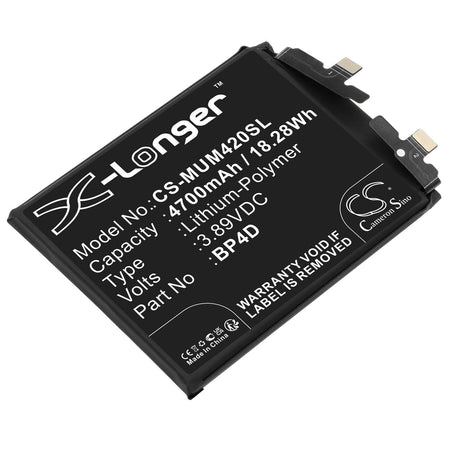 3.89V, Li-Polymer, 4700mAh, SmartPhone battery fits Xiaomi, Bp4d, 13 Pro, 2210132c, 18.28Wh Mobile, SmartPhone Cameron Sino Technology Limited (Smartphone)