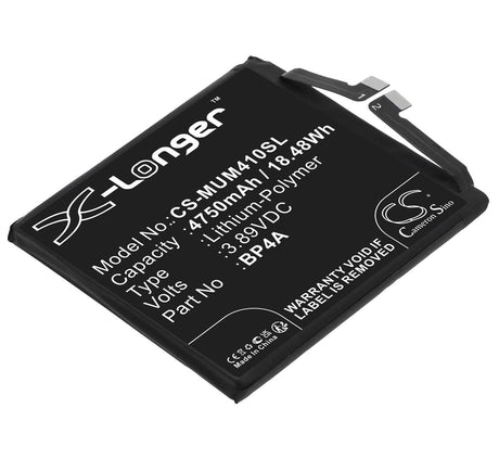 3.89V, Li-Polymer, 4750mAh, SmartPhone battery fits Xiaomi, Bp4a, 12s Ultra, 2203121c, 18.48Wh Mobile, SmartPhone Cameron Sino Technology Limited (Smartphone)