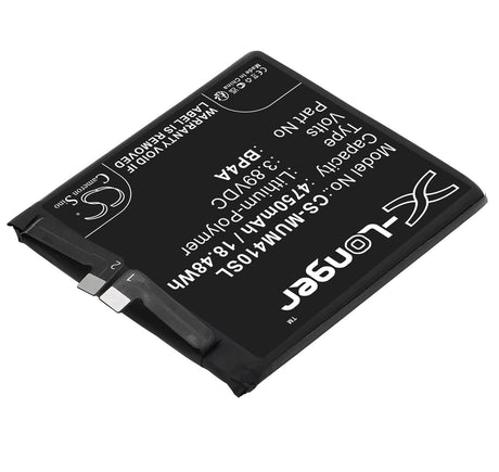 3.89V, Li-Polymer, 4750mAh, SmartPhone battery fits Xiaomi, Bp4a, 12s Ultra, 2203121c, 18.48Wh Mobile, SmartPhone Cameron Sino Technology Limited (Smartphone)