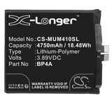 3.89V, Li-Polymer, 4750mAh, SmartPhone battery fits Xiaomi, Bp4a, 12s Ultra, 2203121c, 18.48Wh Mobile, SmartPhone Cameron Sino Technology Limited (Smartphone)