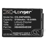 3,89V, Li-Polymère, 5100mAh, Mobile, batterie pour smartphone compatible avec Honor, Hb466594egw, Play 40, Wdy-an00, 19,839Wh Communications Cameron Sino Technology Limited