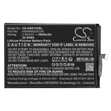 3,89V, Li-Polymer, 5900mAh, batterie de smartphone compatible Honor, Hb4966a2egw, Clk-lx1, Clk-lx2, 22,95Wh Mobile, Smartphone Cameron Sino Technology Limited (Smartphone)
