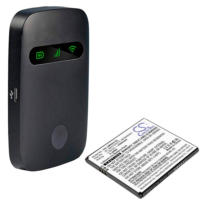 3.8V, Li-ion, 2200mAh, Hotspot battery fits Jio, El-bp515761v, Jmr541, 8.36Wh Hotspot Cameron Sino Technology Limited