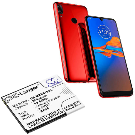 3.8v, 2900mah, Li-ion Battery Fit's Motorola, Moto E6 Plus, Xt2025-1, Xt2025-2, 11.02wh Mobile, SmartPhone Cameron Sino Technology Limited (Smartphone)