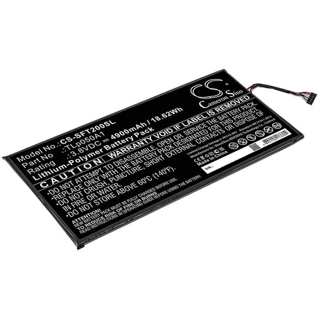 3.8V, Li-Polymer, 4900mAh, Tablet battery fits Safran, Idemia, Tlp050a1, Morphotablet 2, 18.62Wh Tablet Cameron Sino Technology Limited