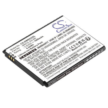 3.8V, Li-ion, 1800mAh, batterie de smartphone compatible avec D-link, B9010, Dwr-932, Dwr-932m, 6.84Wh Mobile, Smartphone Cameron Sino Technology Limited (Smartphone)