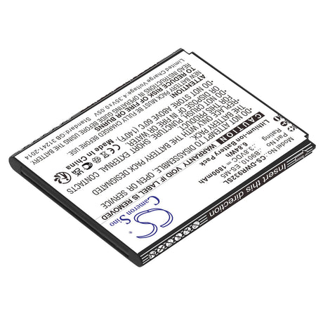 3.8V, Li-ion, 1800mAh, batterie de smartphone compatible avec D-link, B9010, Dwr-932, Dwr-932m, 6.84Wh Mobile, Smartphone Cameron Sino Technology Limited (Smartphone)