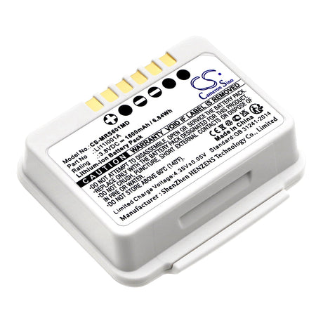 3.8V, Li-ion, 1800mAh, Medical battery fits Mindray, 022-000198-00, Bp10, Tms-6016, 6.84Wh Medical Cameron Sino Technology Limited (Medical)