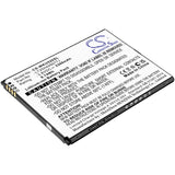 3.8V, Li-ion, 2300mAh, SmartPhone battery fits Wiko, Lt25h446077j, Ride 2, U520as, 8.74Wh Mobile, SmartPhone Cameron Sino Technology Limited (Smartphone)
