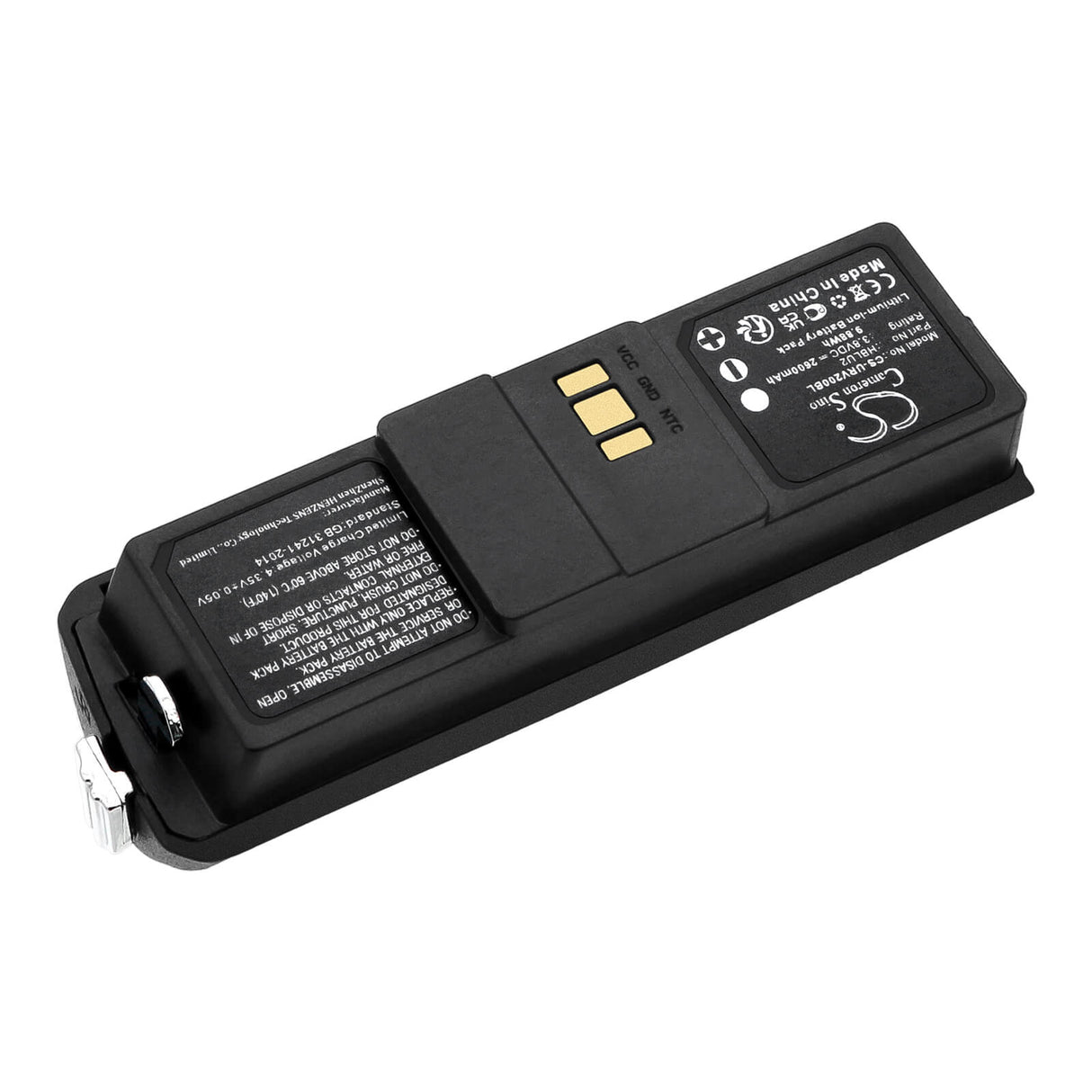 3.8V, Li-ion, 2600mAh Barcode Scanner Battery fits Urovo, U2, U2 Ii, 9.88Wh Barcode Scanner Cameron Sino Technology Limited