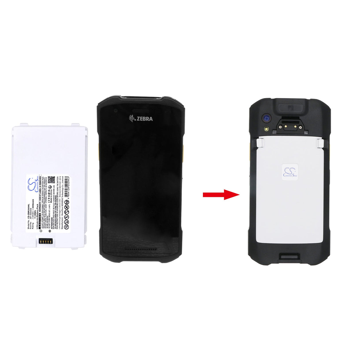 3.8v, Li-ion, 3050mah, Barcode scanner battery Fits Zebra Tc21, Tc210, 11.59wh Barcode Scanner Cameron Sino Technology Limited