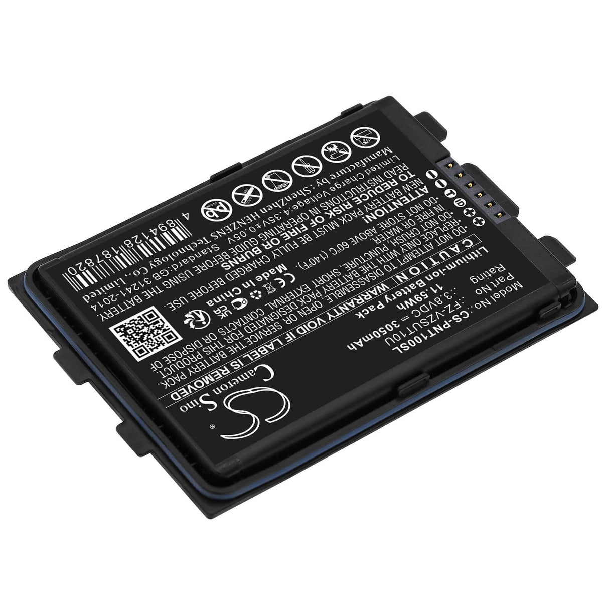 3.8v, Li-ion, 3050mah, Battery Fits Panasonic, Fz-l1, Fz-s1, 11.59wh Batteries for Electronics Cameron Sino Technology Limited (Suspended)