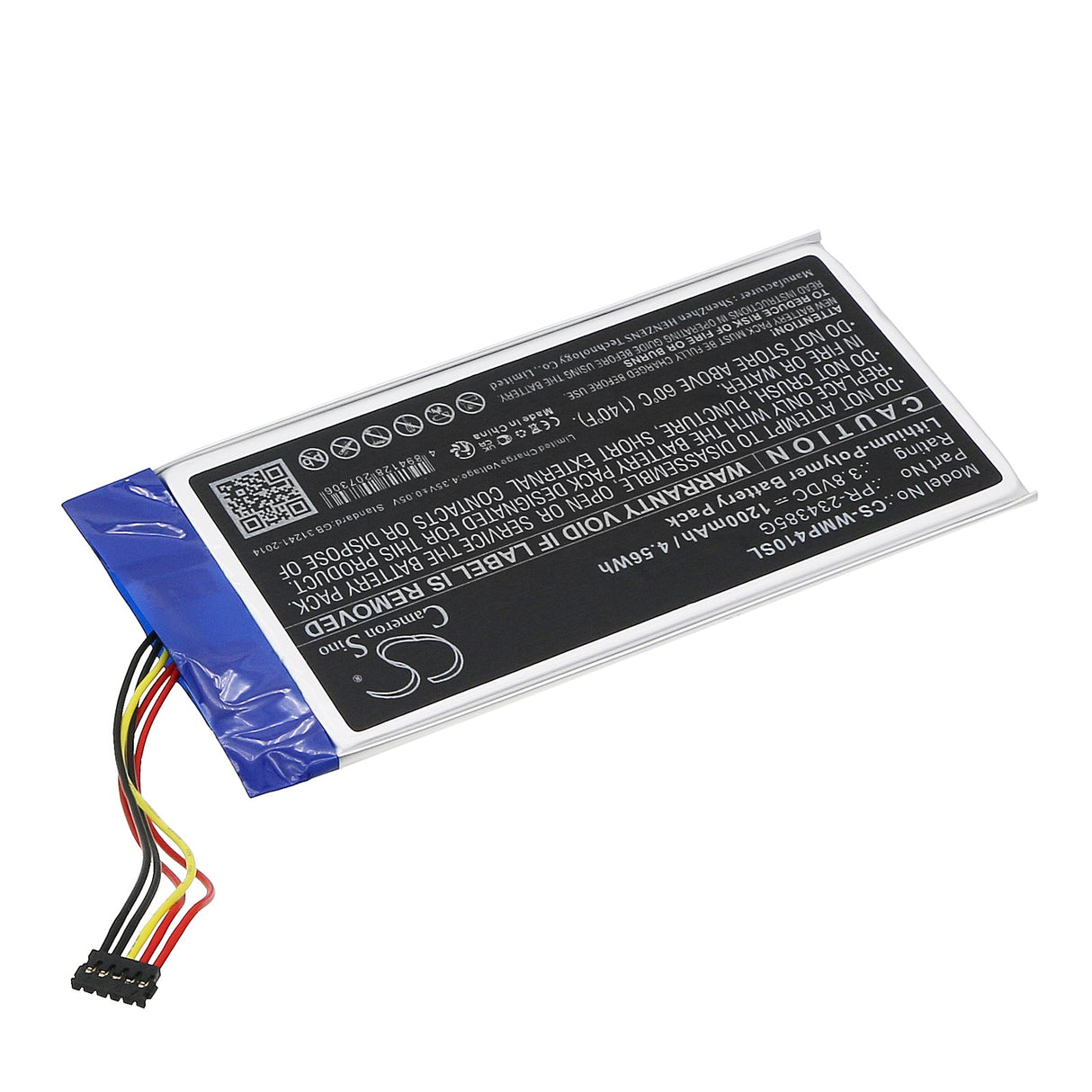 3.8V, Li-Polymer, 1200mAh Digital Drawing Pad Battery fits Wacom, Ctl4100, Ctl-4100/k0-c, 4.56Wh Digital Drawing Pad Cameron Sino Technology Limited   