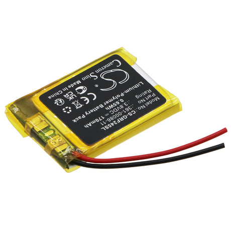 3.8V, Li-Polymer, 170mAh, Smartwatch battery fits Garmin, 361-00086-11, Forerunner 245, Forerunner 245 Music, 0.65Wh Smartwatch Cameron Sino Technology Limited