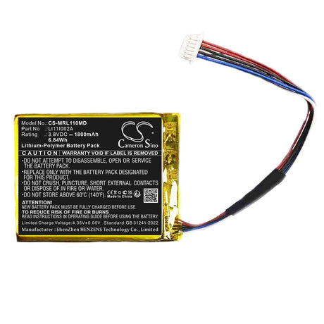 3.8V, Li-Polymer, 1800mAh, Medical battery fits Mindray, Li11i002a, 6.84Wh Medical Cameron Sino Technology Limited (Medical)