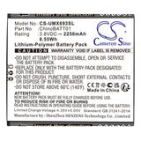 3.8V, Li-Polymer, 2250mAh, SmartPhone battery fits Umx, Chinobatt01, U683cl, U693cl, 8.55Wh Mobile, SmartPhone Cameron Sino Technology Limited (Smartphone)