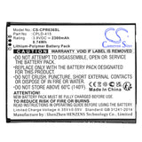 3.8V, Li-Polymer, 2300mAh, SmartPhone battery fits Coolpad, Cpld-415, Btr3636ab, Canvas, 8.74Wh Mobile, SmartPhone Cameron Sino Technology Limited (Smartphone)