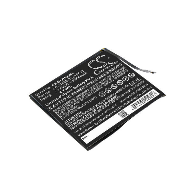 3.8V, Li-Polymer, 2300mAh, SmartPhone battery fits Blu, C675940250t, R0030uu, R1 Hd, 8.74Wh Mobile, SmartPhone Cameron Sino Technology Limited (Smartphone)