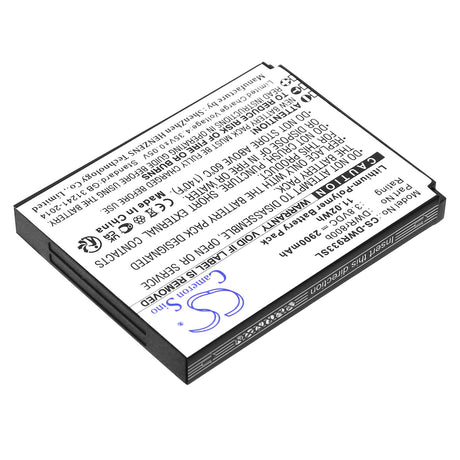 3.8V, Li-Polymer, 2900mAh, Hotspot battery fits D-link, 6bt-r800b-2901, Dwr-933 B1, 11.02Wh Hotspot Cameron Sino Technology Limited