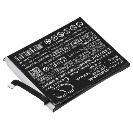 3.8V, Li-Polymer, 3000mAh, SmartPhone battery fits Orbic, Bte-3402, Joy, Orb608lbvzpp, 11.4Wh Mobile, SmartPhone Cameron Sino Technology Limited (Smartphone)