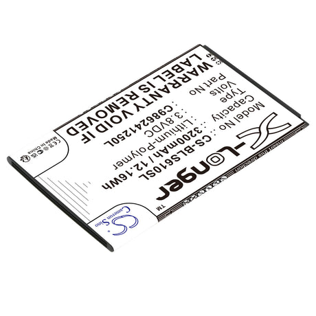 3.8V, Li-Polymer, 3200mAh, SmartPhone battery fits Blu, C986241250l, A190p, Advance A6, 12.16Wh Mobile, SmartPhone Cameron Sino Technology Limited (Smartphone)