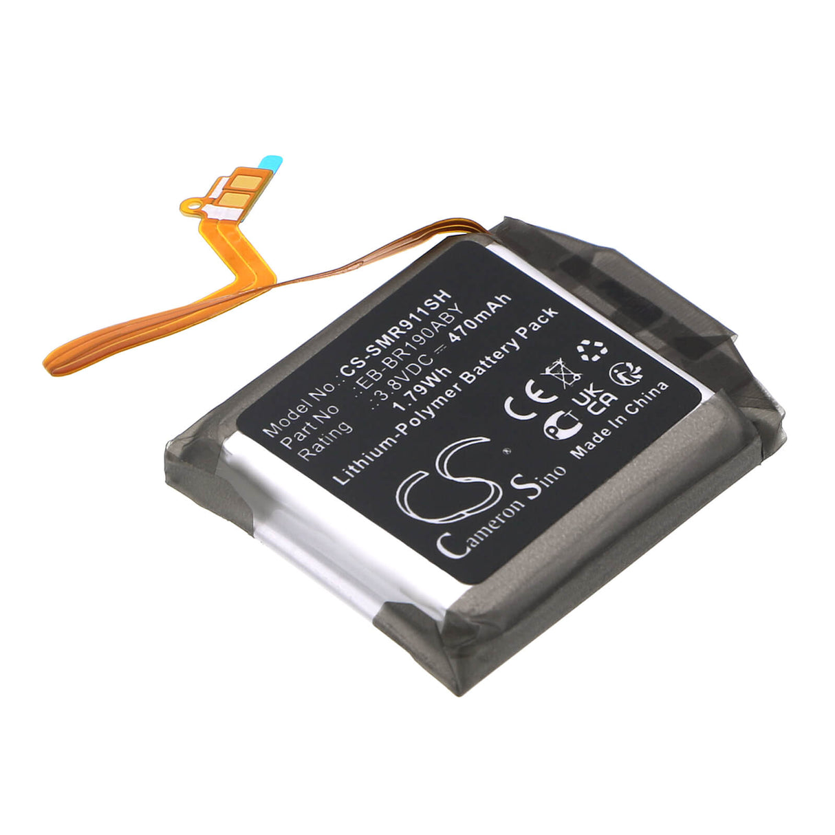 3.8V, Li-Polymer, 470mAh Wireless Headset Battery fits Samsung, Galaxy Buds Pro, Galaxy Buds Pro Charging Case, 1.79Wh Wireless Headset Cameron Sino Technology Limited