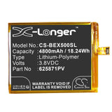 3.8V, Li-Polymer, 4800mAh, SmartPhone battery fits Bea-fon, 625871pv, X5, X5 Premium, 18.24Wh Mobile, SmartPhone Cameron Sino Technology Limited (Smartphone)