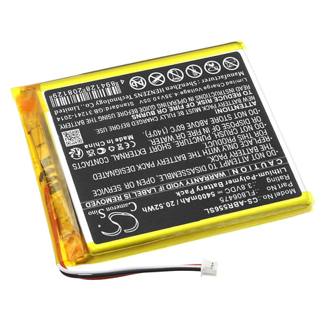 3.8V, Li-Polymer, 5400mAh, batterie de console de jeu compatible avec Anbernic, Fl806475, Rg556, 20.52Wh Console de jeu Cameron Sino Technology Limited