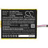 3.8V, Li-Polymer, 6300mAh, Tablet battery fits Amazon, 2955c7, Kindle Fire Hd 10.1 9th, M2v3r5, 23.94Wh Tablet Cameron Sino Technology Limited
