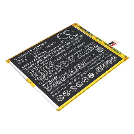 3.8V, Li-Polymer, 7600mAh, Tablet Battery fits Medion, Lifetab P10602, 28.88Wh Tablet Cameron Sino Technology Limited