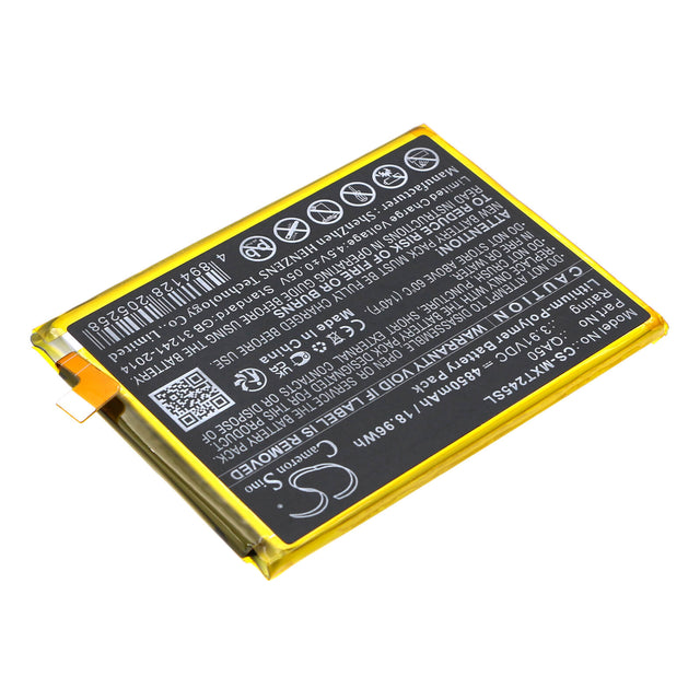 3.91V, Li-Polymer, 4850mAh, SmartPhone battery fits Motorola, Qa50, Moto G24 Power 4g, Moto G24 Power 4g 2024, 18.96Wh Mobile, SmartPhone Cameron Sino Technology Limited (Smartphone)