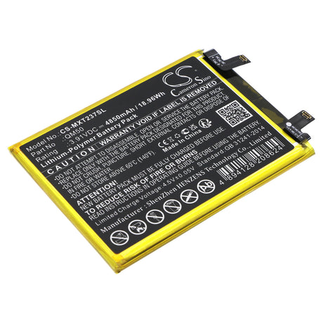 3,91V, Li-Polymer, 4850mAh, batterie de smartphone compatible avec Motorola, Qm50, Edge 40 Neo, Xt2307-1, 18,96Wh Mobile, Smartphone Cameron Sino Technology Limited (Smartphone)