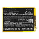 3,91V, Li-Polymer, 5000mAh, batterie de smartphone pour Oppo, Blpa41, Reno 11f, Reno 11f 5g, 19,55Wh Mobile, Smartphone Cameron Sino Technology Limited (Smartphone)