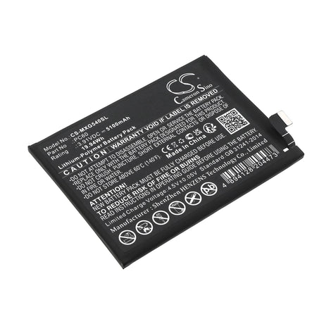 3.91V, Li-Polymer, 5100mAh, SmartPhone battery fits Motorola, Pc60, Moto G54, Xt2343, 19.94Wh Mobile, SmartPhone Cameron Sino Technology Limited (Smartphone)