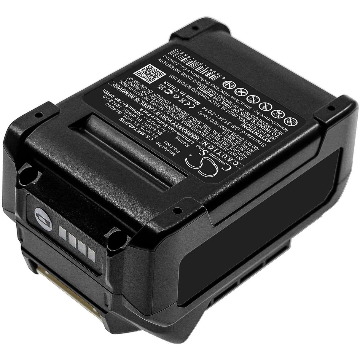 40.0V, Li-ion, 2000mAh, Power Tools battery fits Makita, 191l29-0, 40v Max Xgt, Cf001g, 80Wh Power Tools Cameron Sino Technology Limited (Power Tools)