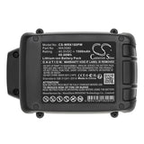 40.0V, Li-ion, 1500mAh, Power Tools battery fits Worx, Wa3580, Wa3747, Wa3877, 60Wh Power Tools Cameron Sino Technology Limited (Power Tools)